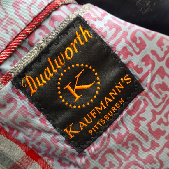 DUALWORTH MEN'S VINTANGE PLAID /CHECK LUXURY BLAZER (1972 -SEE LABEL)